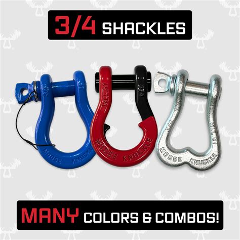 moose knuckle shackle|recovery shackles made in usa.